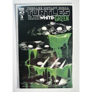 Teenage Mutant Ninja Turtles Black White & Green #3 Cover A